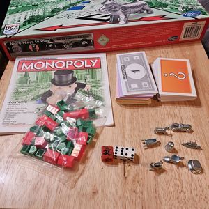 Hasbro Monopoly Game Classic Edition Family Board Game All Complete